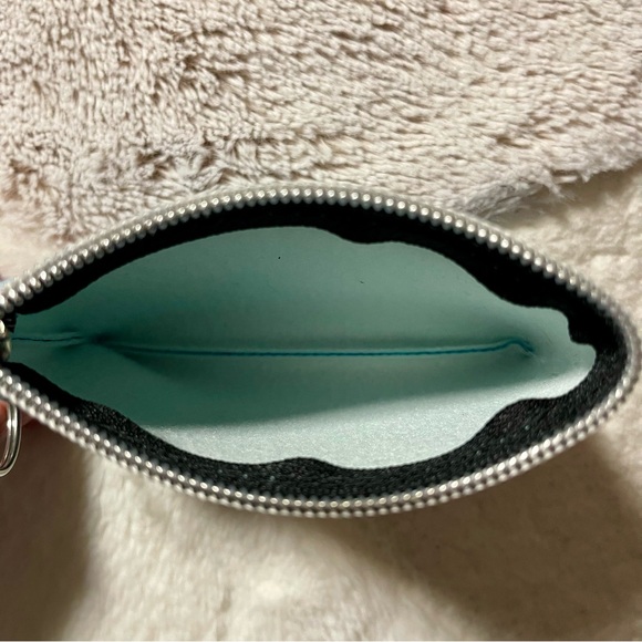 Jakari Mini Zipper Pouch/Coin Purse with Key Ring-Light Blue - Picture 3 of 4